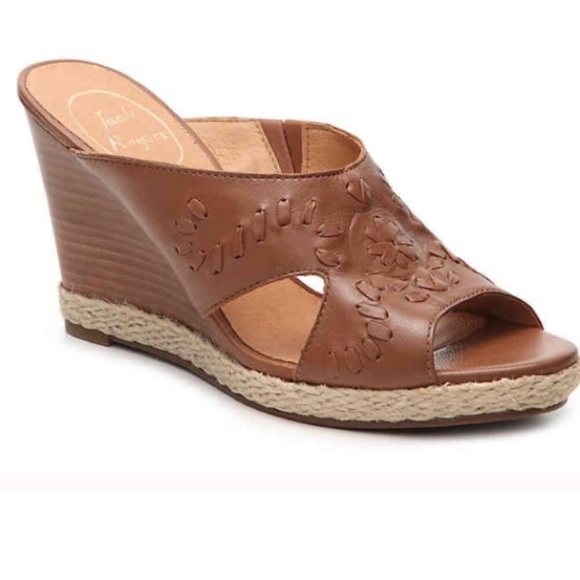 *New* Jack Rogers Wedge Sandals Size 7 - Picture 2 of 8